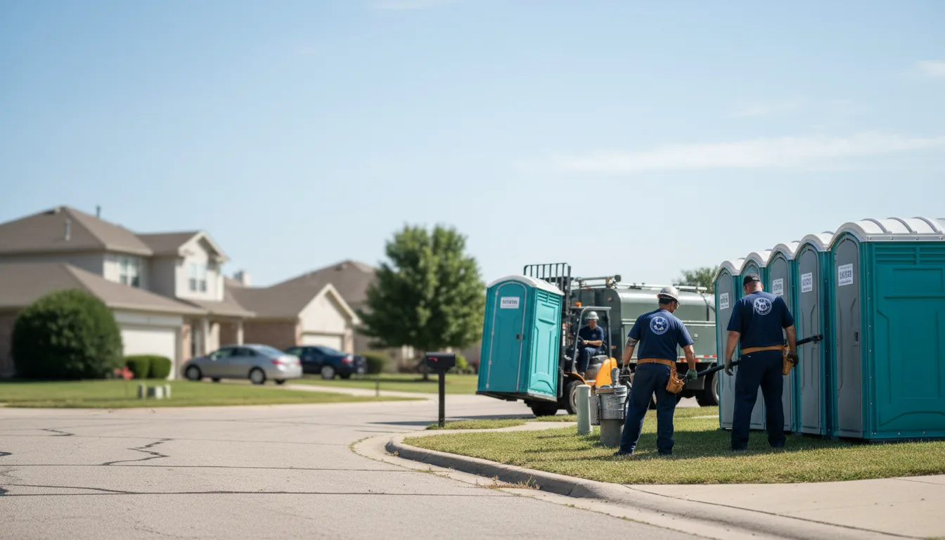 Porta Potty Rental in Dewitt, IL near me